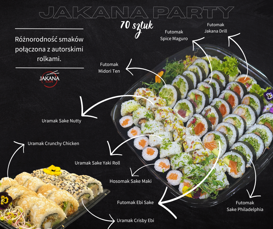 Jakana Party zestaw sushi